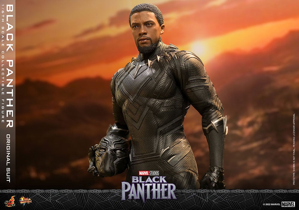 Black Panther MMS671 Black Panther (Original Suit) 1/6th Scale Collectible Figure Gallery Image 16
