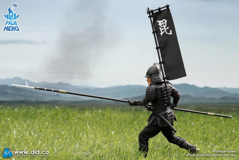 Palm Hero Japan Sengoku Soldier (Black) 1/12 Scale Figure Gallery Image 11