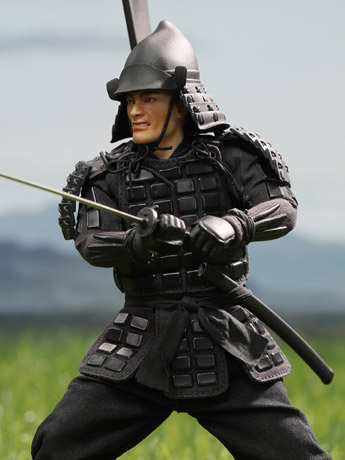 Palm Hero Japan Sengoku Soldier (Black) 1/12 Scale Figure Gallery Image 2