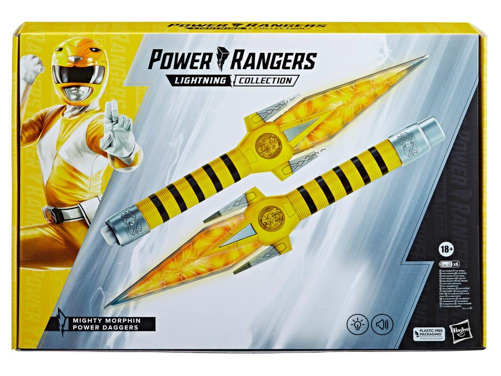 Mighty Morphin Power Rangers Lightning Collection Yellow Ranger Power Daggers 1/1 Scale Replicas Gallery Image 15
