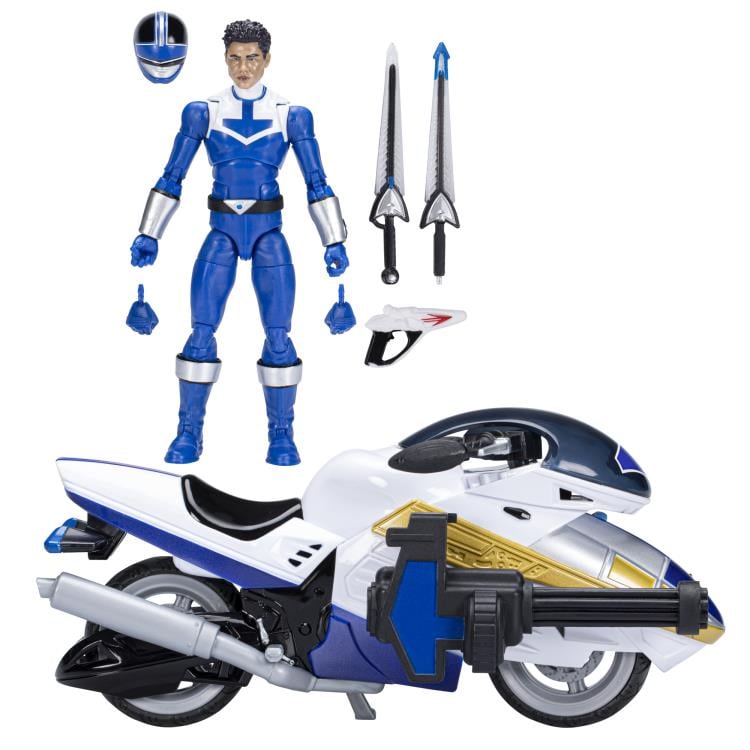 Power Rangers Time Force Lightning Collection Deluxe Blue Ranger and Vector Cycle Set Gallery Image 17