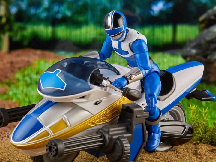 Power Rangers Time Force Lightning Collection Deluxe Blue Ranger and Vector Cycle Set Gallery Image 1