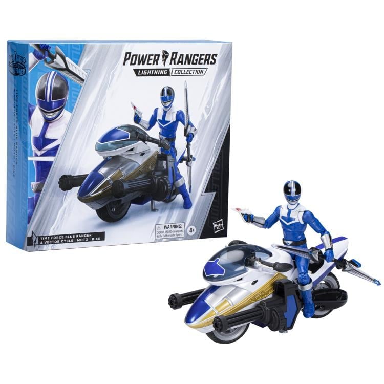 Power Rangers Time Force Lightning Collection Deluxe Blue Ranger and Vector Cycle Set Gallery Image 18