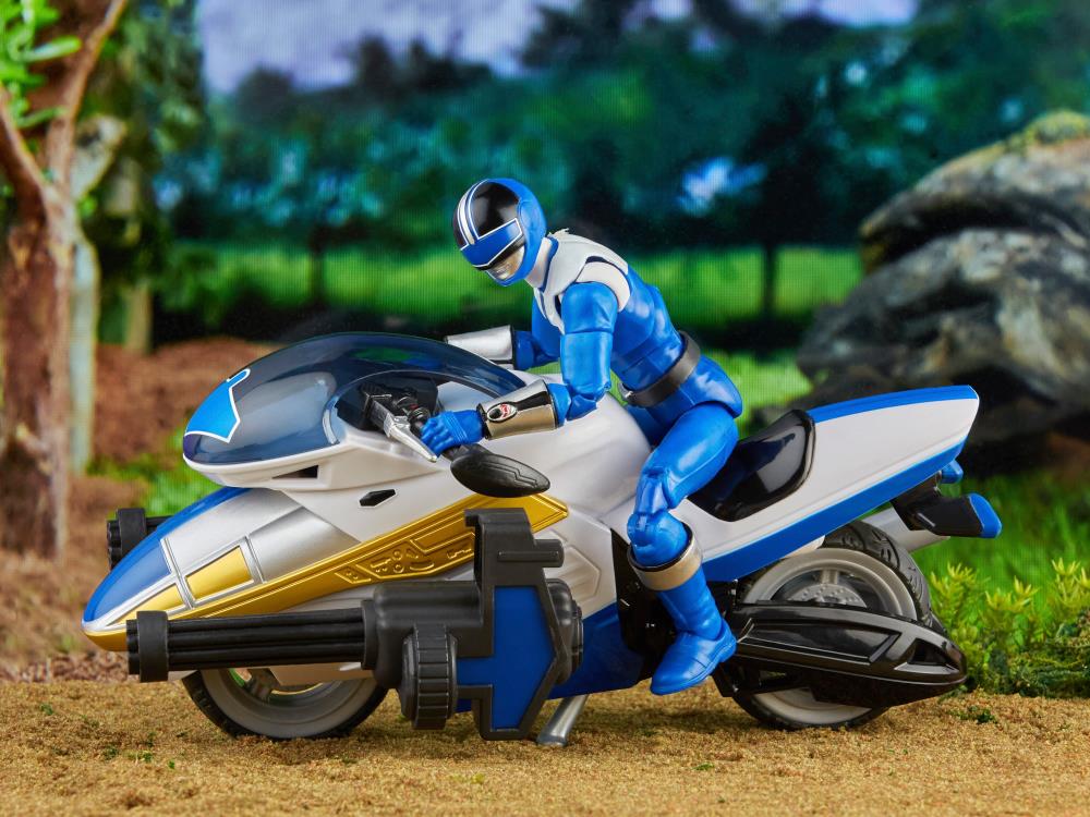 Power Rangers Time Force Lightning Collection Deluxe Blue Ranger and Vector Cycle Set Gallery Image 13
