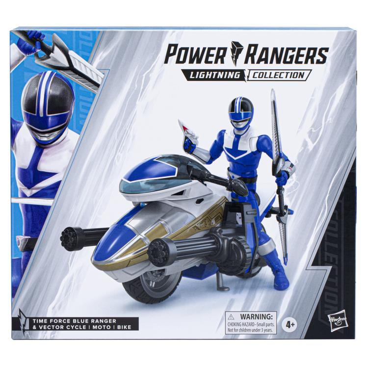 Power Rangers Time Force Lightning Collection Deluxe Blue Ranger and Vector Cycle Set Gallery Image 19