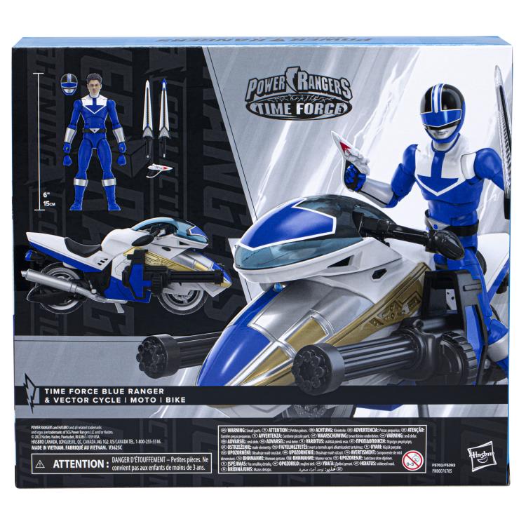 Power Rangers Time Force Lightning Collection Deluxe Blue Ranger and Vector Cycle Set Gallery Image 20
