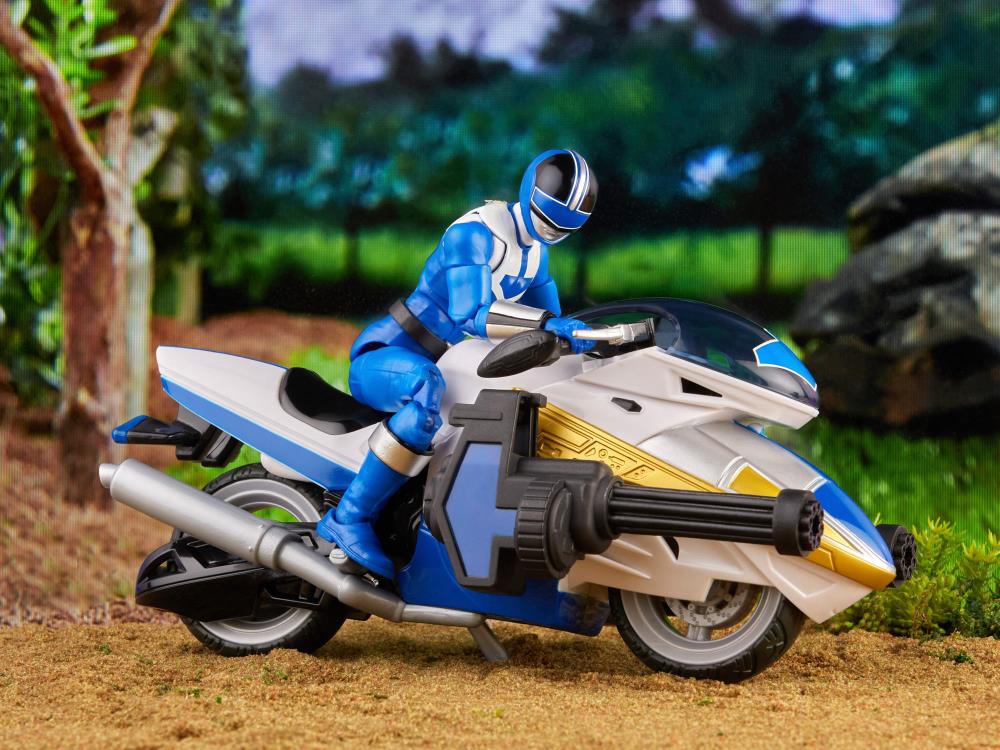Power Rangers Time Force Lightning Collection Deluxe Blue Ranger and Vector Cycle Set Gallery Image 14