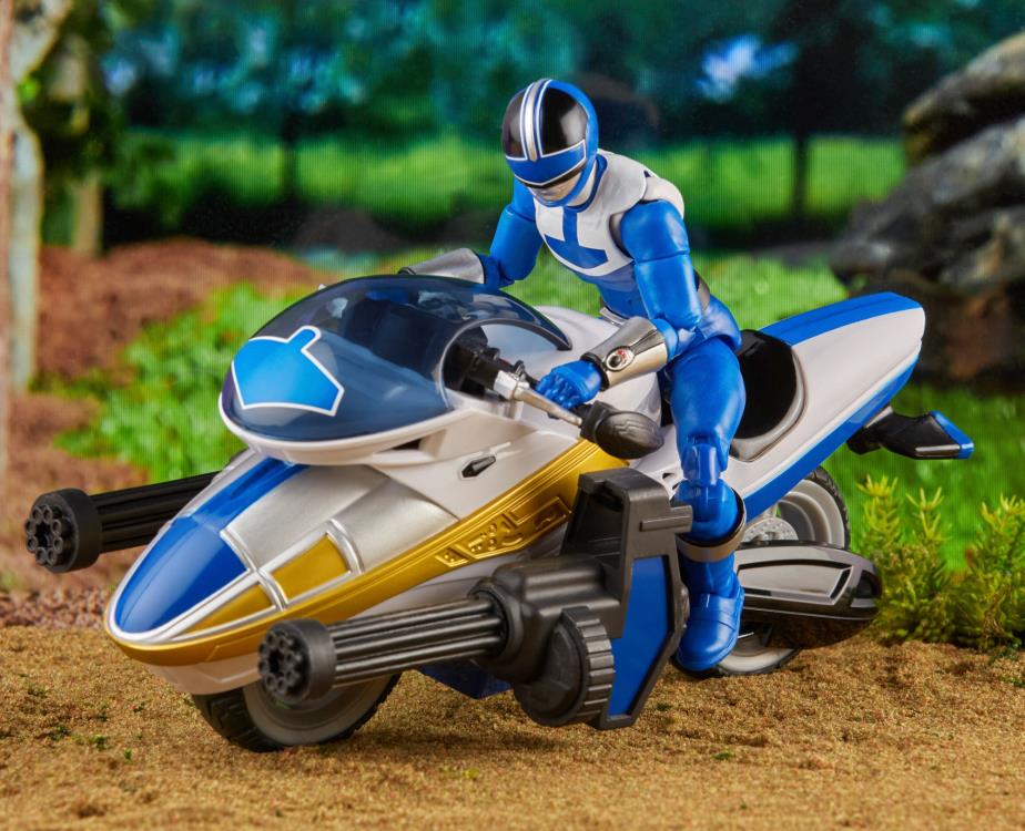 Power Rangers Time Force Lightning Collection Deluxe Blue Ranger and Vector Cycle Set Gallery Image 12