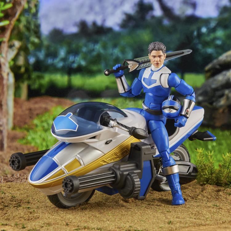 Power Rangers Time Force Lightning Collection Deluxe Blue Ranger and Vector Cycle Set Gallery Image 11