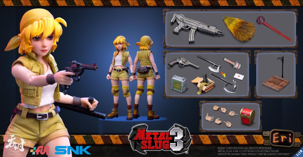 Metal Slug 3 Eri Kasamoto 1/12 Scale Figure Gallery Image 18