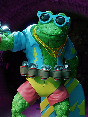 Teenage Mutant Ninja Turtles Ultimates! Genghis Frog Action Figure