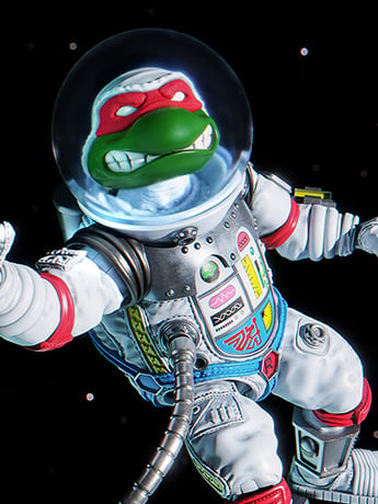 Teenage Mutant Ninja Turtles ULTIMATES! Space Cadet Raphael Action