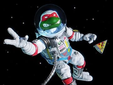 新品☆X-mag RAPHAEL アプリコット70D Teenage Mutant Ninja Turtles ULTIMATES! Space Cadet Raphael Action