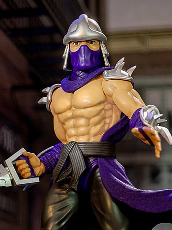 Teenage Mutant Ninja Turtles ULTIMATES! Shredder (1987 Cartoon Armor) Action Figure Gallery Image 2