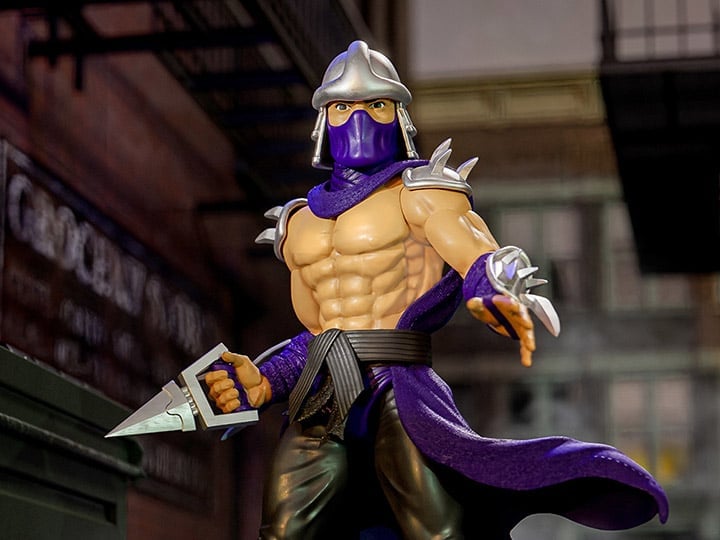 Teenage Mutant Ninja Turtles ULTIMATES! Shredder (1987 Cartoon Armor) Action Figure Gallery Image 1