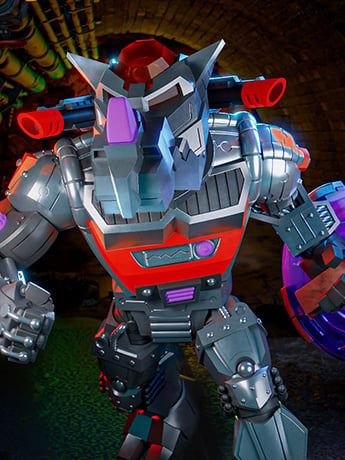 Teenage Mutant Ninja Turtles ULTIMATES! Robot Rocksteady Action Figure Gallery Image 2