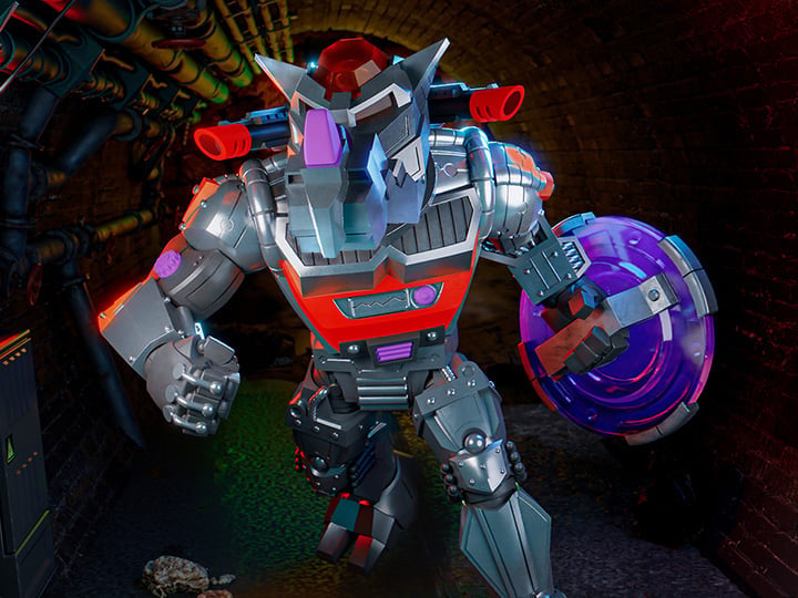 Teenage Mutant Ninja Turtles ULTIMATES! Robot Rocksteady Action Figure Gallery Image 1