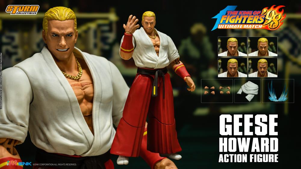The King of Fighters '98 Geese Howard 1/12 Scale BBTS Exclusive Action Figure Gallery Image 21