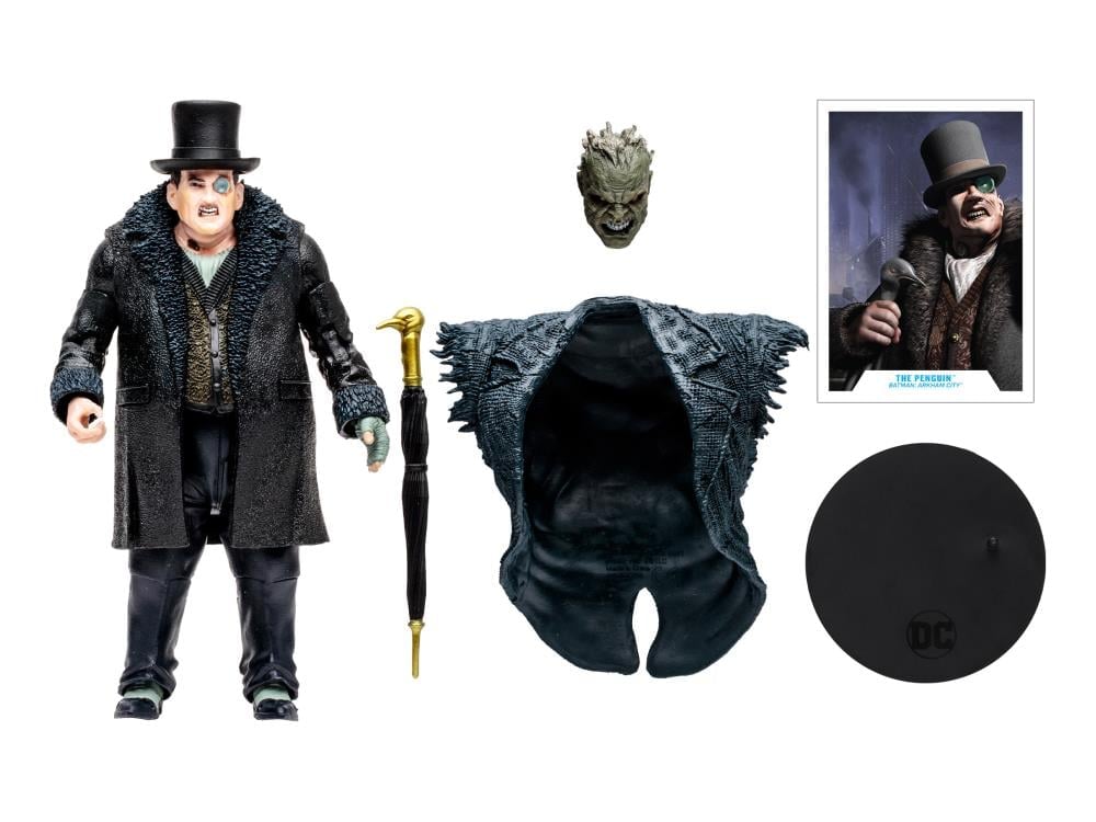 Arkham City DC Multiverse The Penguin Action Figure (Collect to Build: Solomon Grundy) Gallery Image 10