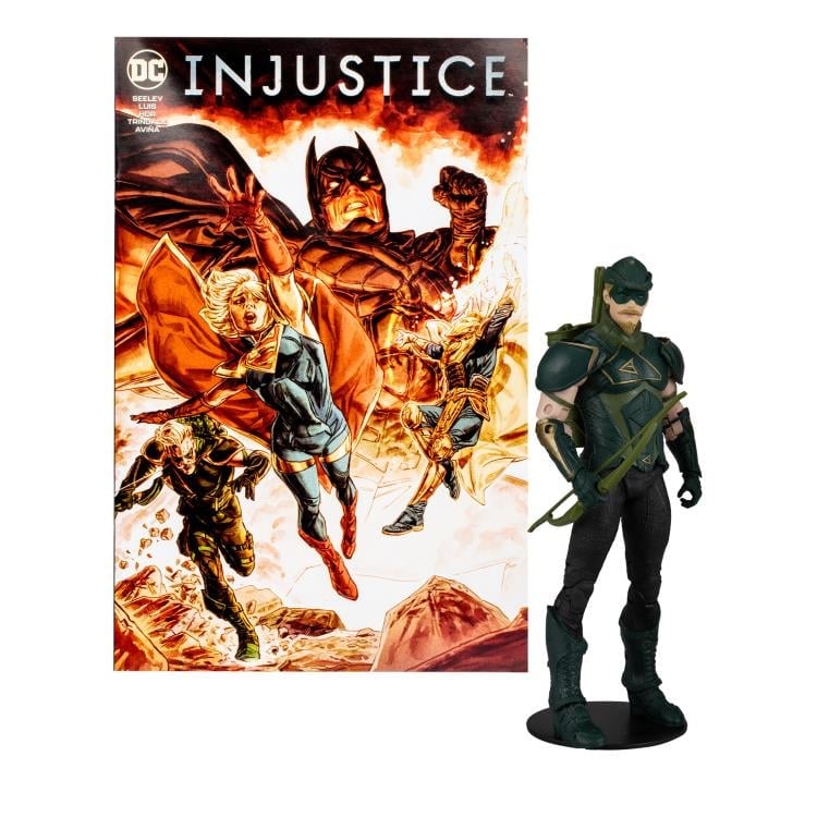 Injustice 2 Page Punchers 7" Green Arrow Figure with Comic Gallery Image 9