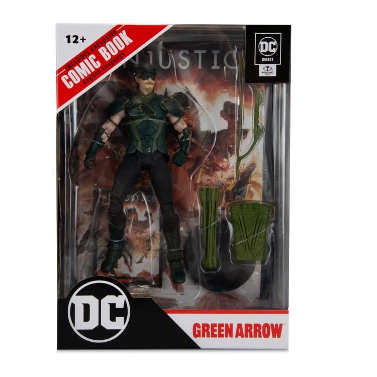 Injustice 2 Page Punchers 7" Green Arrow Figure with Comic Gallery Image 12