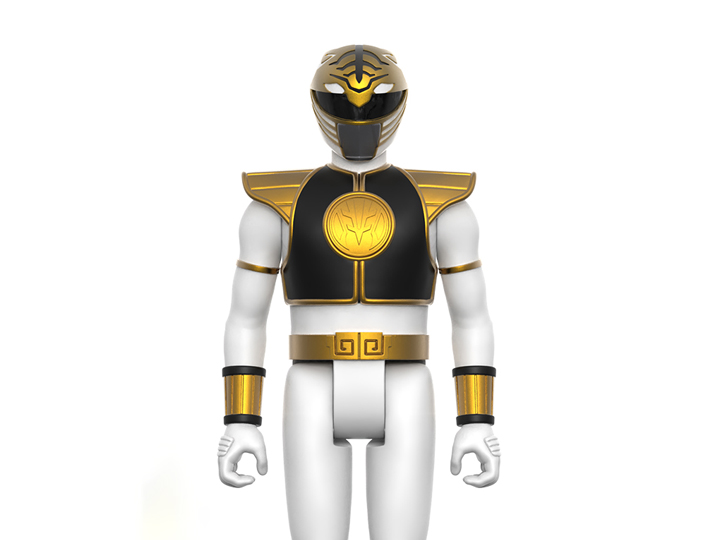 Mighty Morphin Power Rangers ReAction White Ranger Figure Gallery Image 1