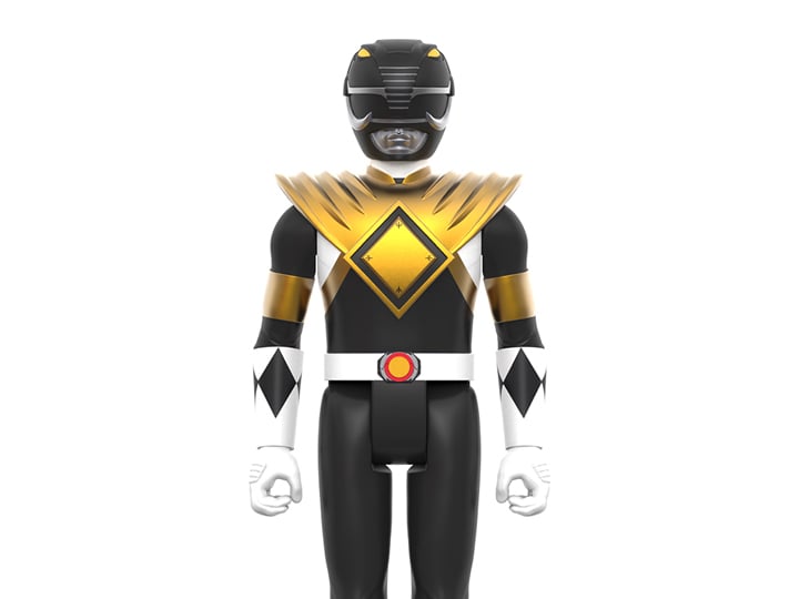 Mighty Morphin Power Rangers ReAction Black Ranger (Dragon Shield) Figure Gallery Image 1