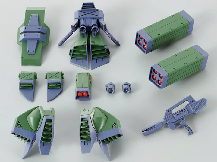 Gundam MG 1/100 F90 Gundam F90 Mission Pack H Type Exclusive Expansion Set Gallery Image 1