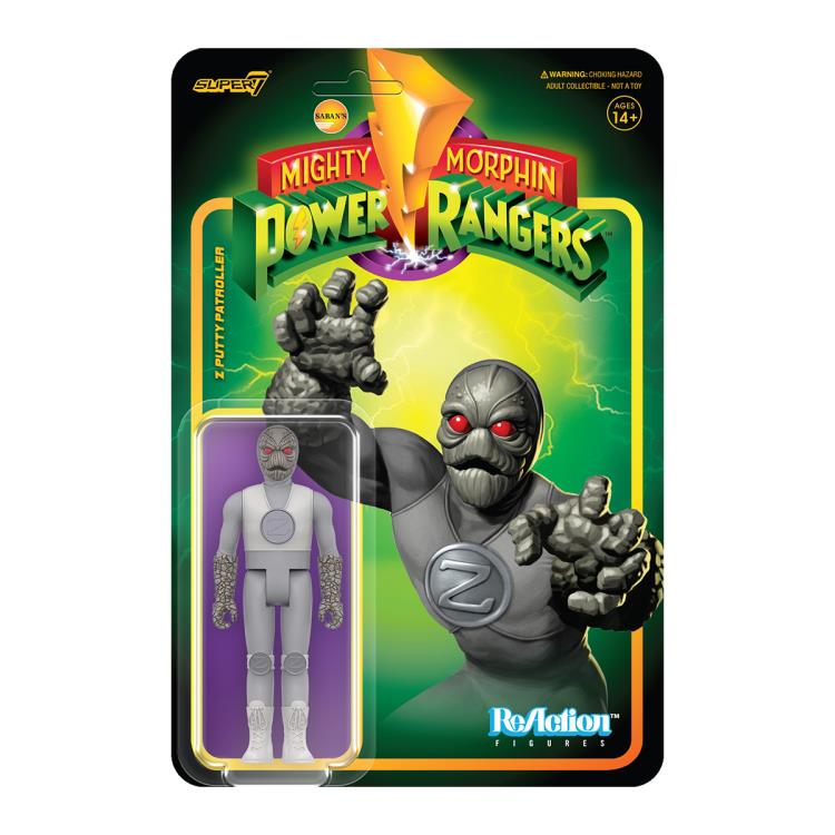Mighty Morphin Power Rangers ReAction Z Putty Figure Gallery Image 4