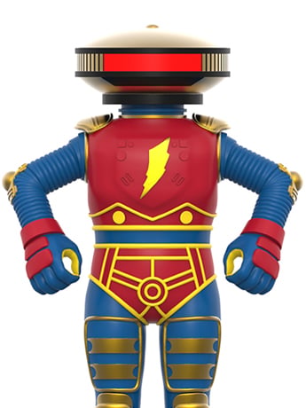 Mighty Morphin Power Rangers ReAction Alpha 5 Figure Gallery Image 2