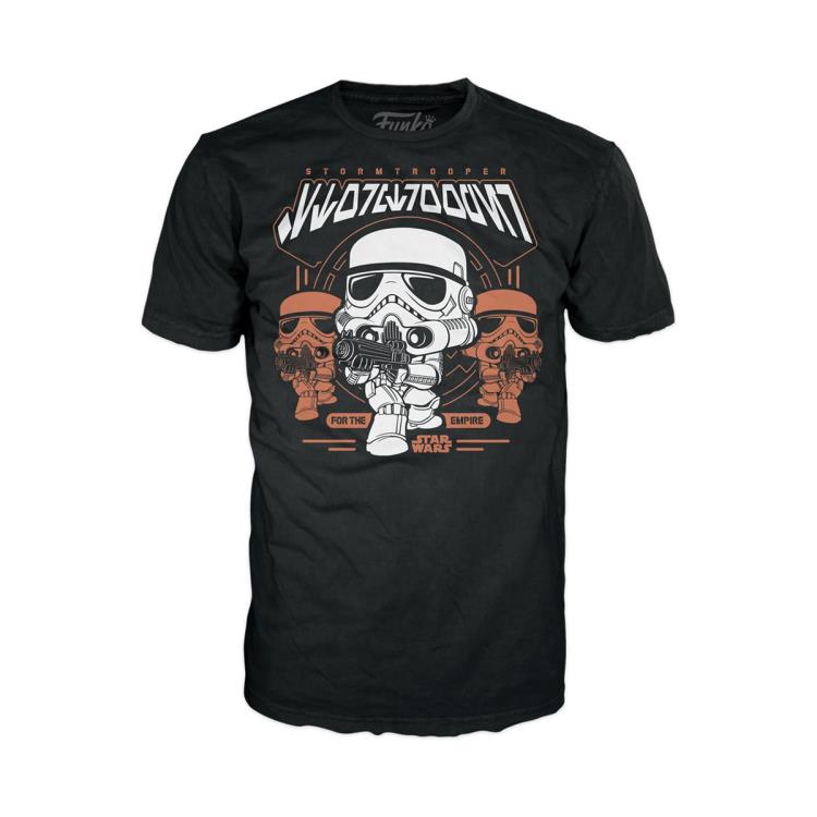 Pop! and Tee: Star Wars Stormtrooper (Silver) Gallery Image 3