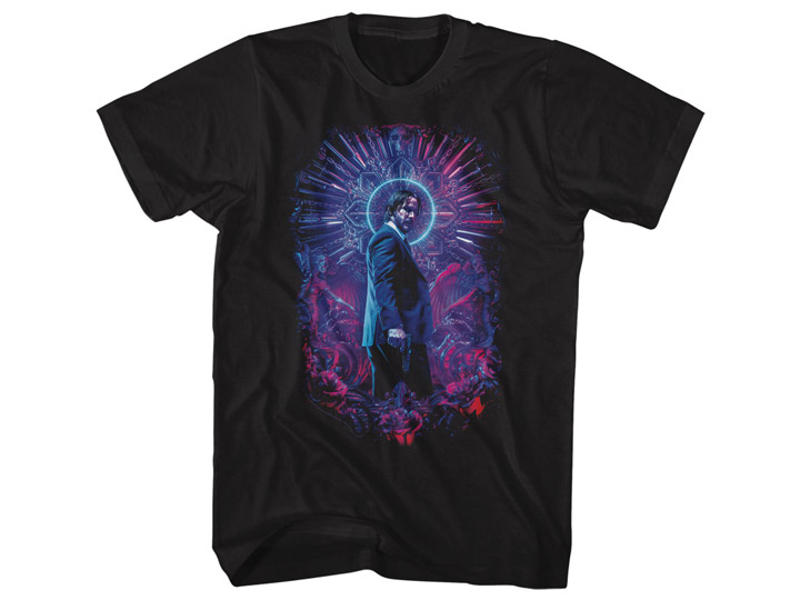 John Wick Neon Halo T-Shirt Gallery Image 1