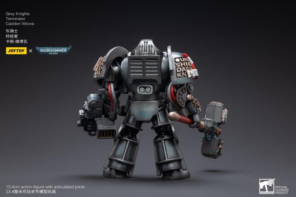 Warhammer 40K Grey Knights Terminator Caddon Vibova 1/18 Scale Action Figure Gallery Image 7