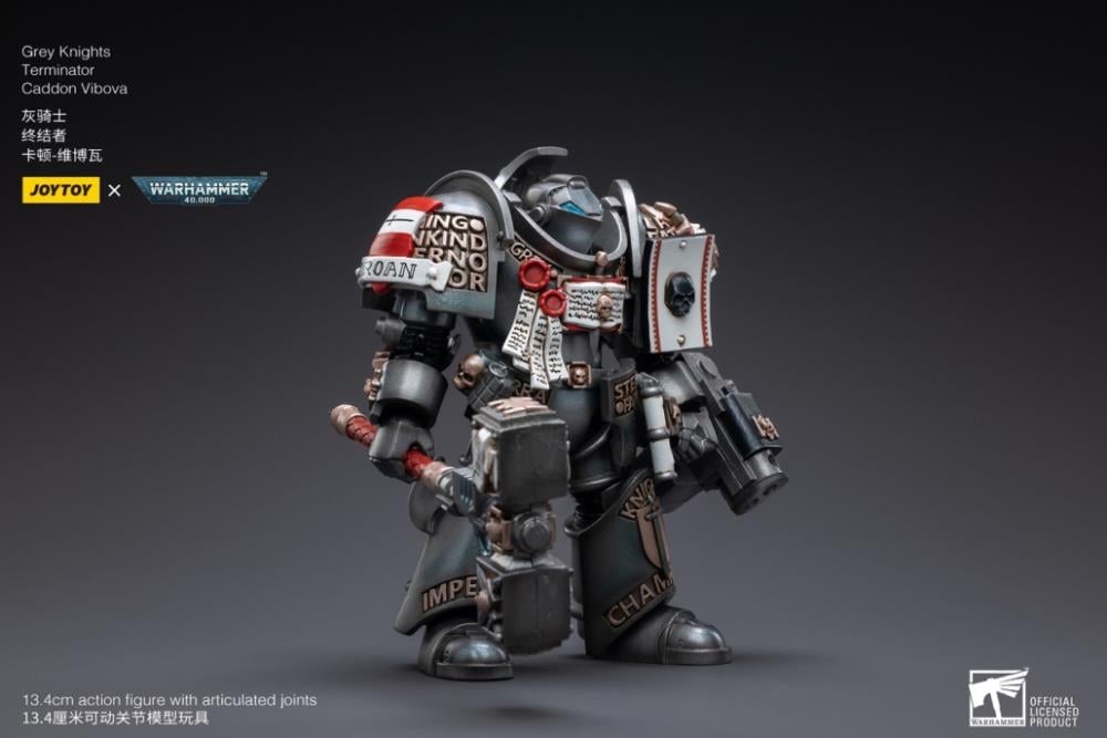 Warhammer 40K Grey Knights Terminator Caddon Vibova 1/18 Scale Action Figure Gallery Image 8