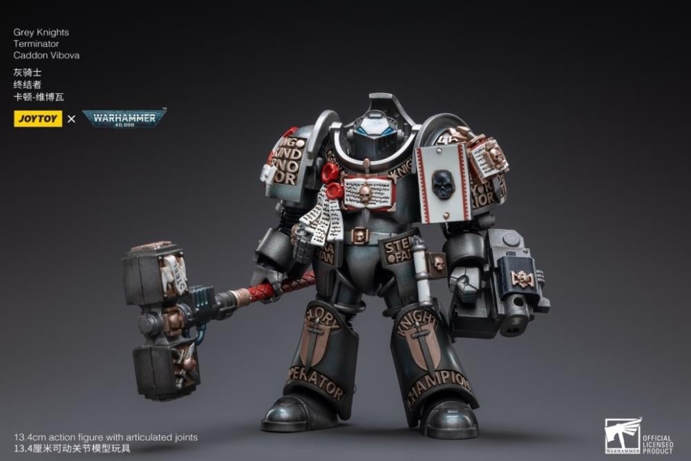 Warhammer 40K Grey Knights Terminator Caddon Vibova 1/18 Scale Action Figure Gallery Image 5