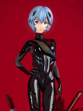 Rebuild of Evangelion Rei Ayanami (Premium Ver.) 1/2 Scale Statue Gallery Image 2