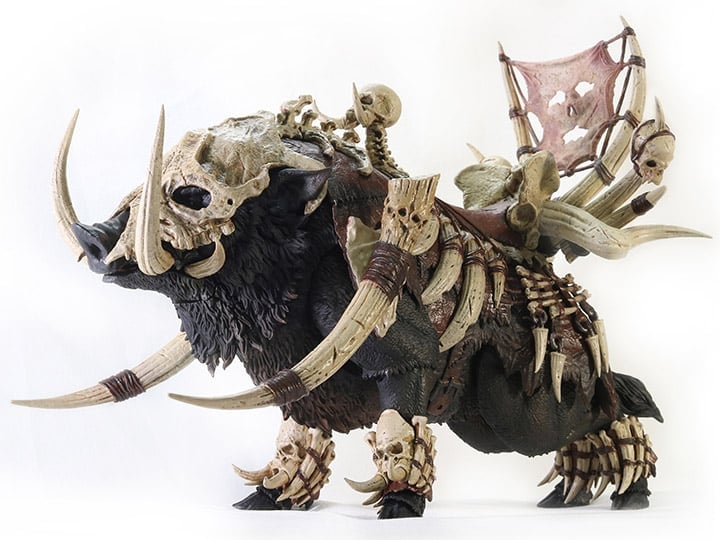 Giant Wild Boar Bonestabber (Black Ver.) 1/12 Scale Figure Gallery Image 1