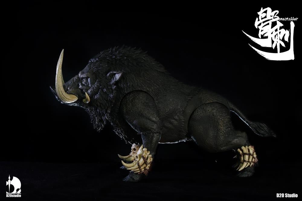 Giant Wild Boar Bonestabber (Black Ver.) 1/12 Scale Figure Gallery Image 6