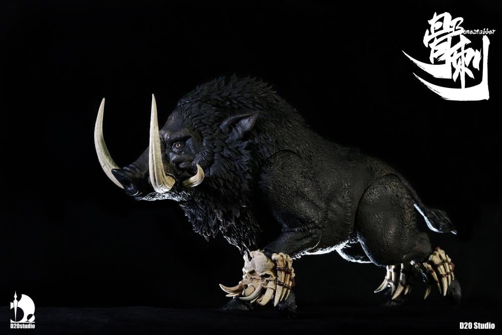 Giant Wild Boar Bonestabber (Black Ver.) 1/12 Scale Figure Gallery Image 5