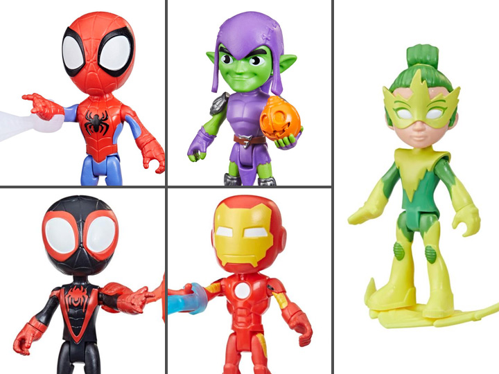 Spidey and His Amazing Friends Mini-Figures Wave 3 Case of 6 Figures Gallery Image 1