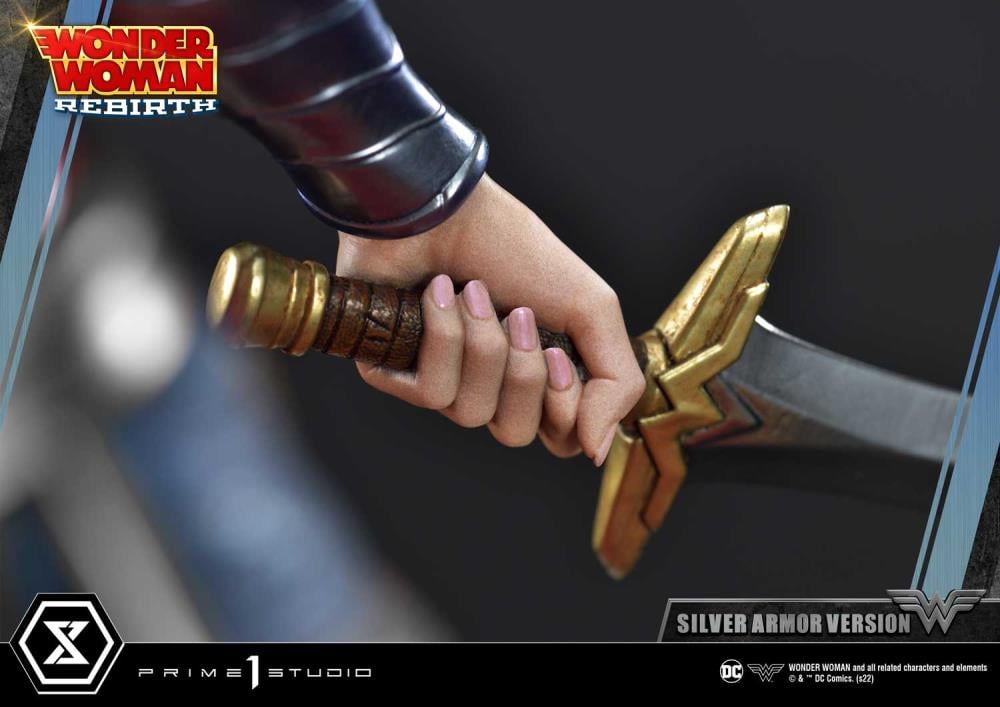 Wonder Woman Rebirth Museum Masterline Wonder Woman (Silver Armor Ver.) 1/3 Scale Limited Edition Statue Gallery Image 34