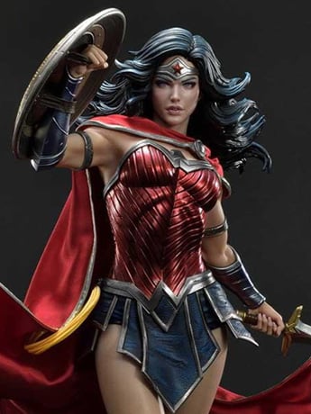 Wonder Woman Rebirth Museum Masterline Wonder Woman (Silver Armor Ver.) 1/3 Scale Limited Edition Statue Gallery Image 2