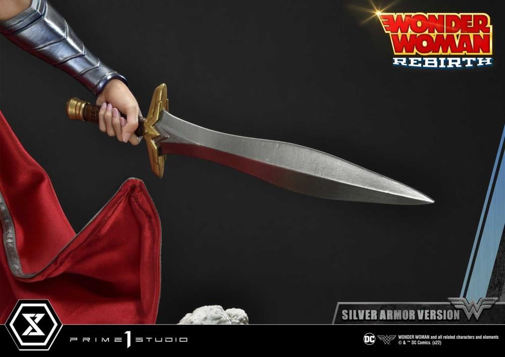 Wonder Woman Rebirth Museum Masterline Wonder Woman (Silver Armor Ver.) 1/3 Scale Limited Edition Statue Gallery Image 21