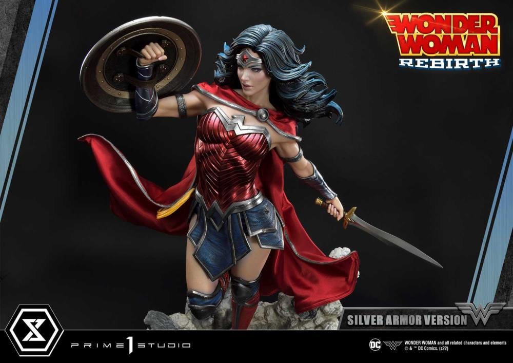 Wonder Woman Rebirth Museum Masterline Wonder Woman (Silver Armor Ver.) 1/3 Scale Limited Edition Statue Gallery Image 28