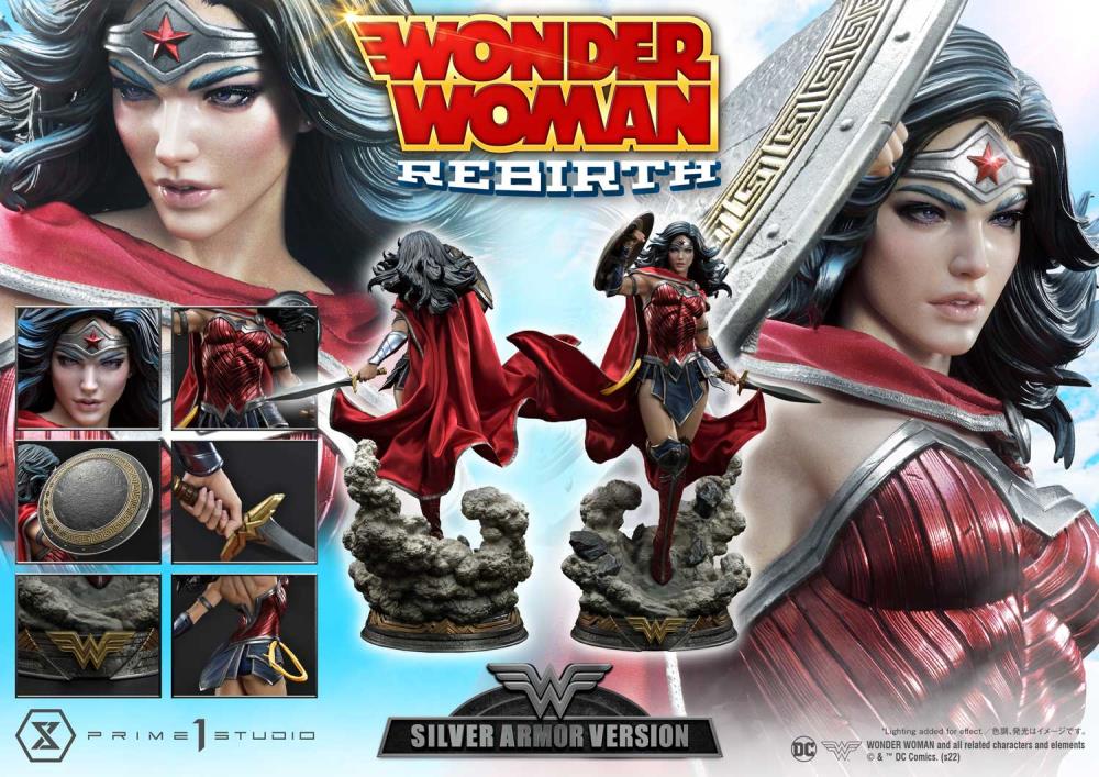 Wonder Woman Rebirth Museum Masterline Wonder Woman (Silver Armor Ver.) 1/3 Scale Limited Edition Statue Gallery Image 38