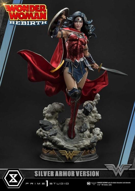 Wonder Woman Rebirth Museum Masterline Wonder Woman (Silver Armor Ver.) 1/3 Scale Limited Edition Statue Gallery Image 3