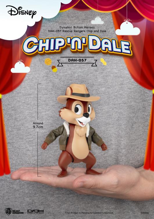 Chip 'n Dale: Rescue Rangers Dynamic 8ction Heroes DAH-057 Chip and Dale Two-Pack Gallery Image 8