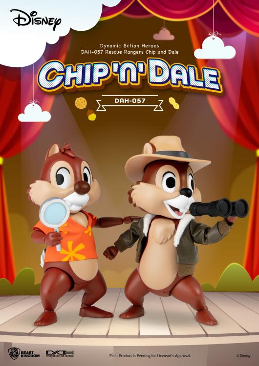 Chip 'n Dale: Rescue Rangers Dynamic 8ction Heroes DAH-057 Chip and Dale Two-Pack Gallery Image 5
