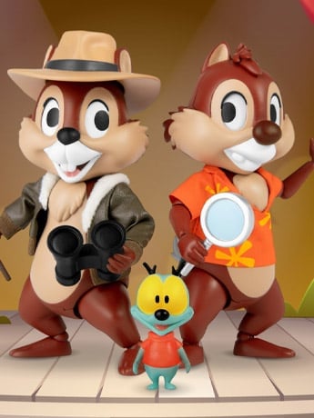 Chip 'n Dale: Rescue Rangers Dynamic 8ction Heroes DAH-057 Chip and Dale Two-Pack Gallery Image 2