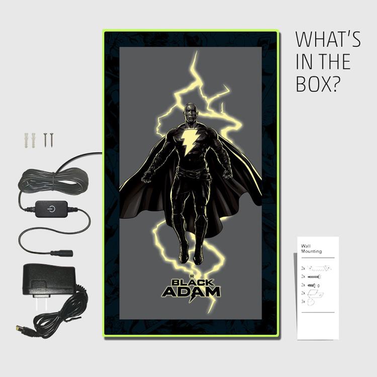 Black Adam Mini LED Poster Sign Gallery Image 5